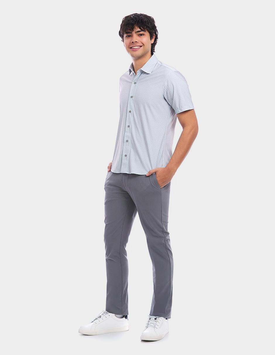 Camisa casual manga corta para hombre