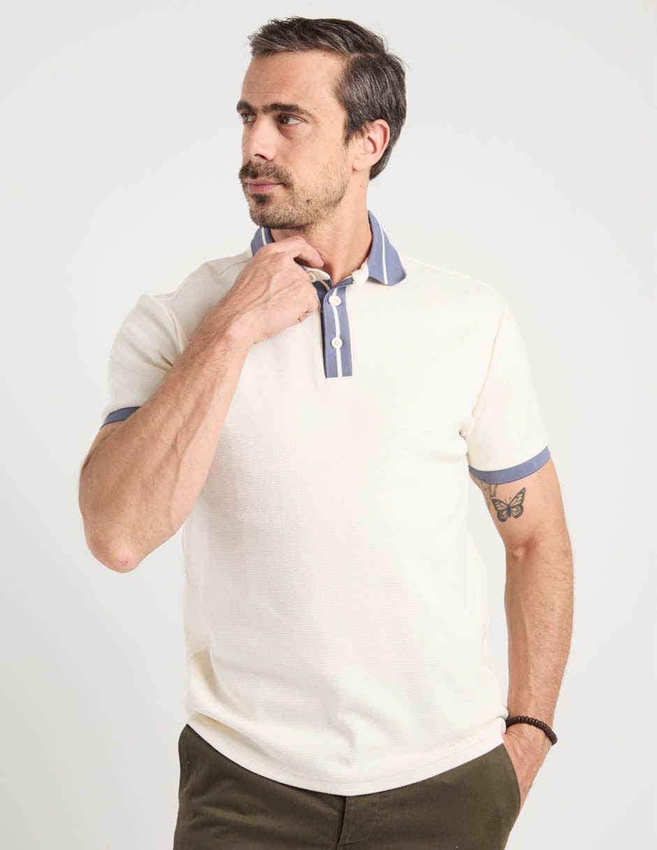 Playera tipo polo Jbe para hombre Playera tipo polo Jbe para hombre