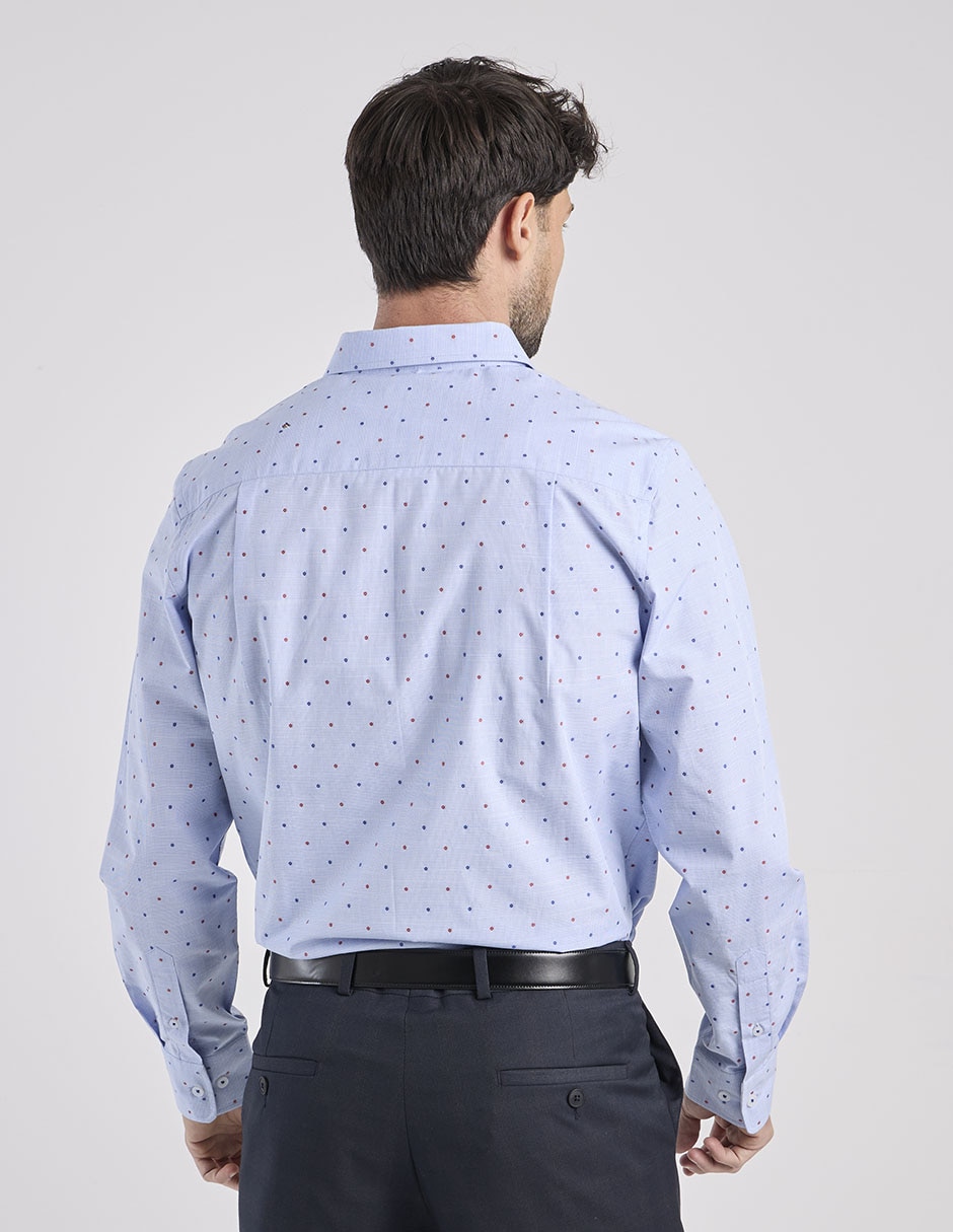 Camisa casual de algodón manga larga para hombre 4