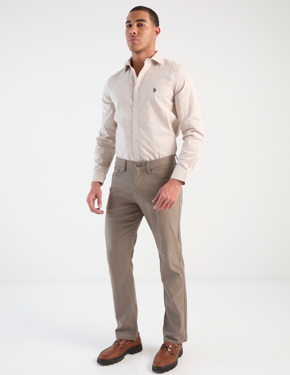 Pantalón chino slim para hombre 6