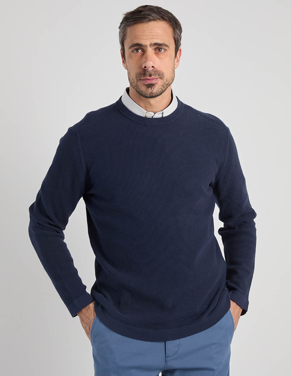 Suéter cuello redondo para hombre Suéter cuello redondo para hombre
