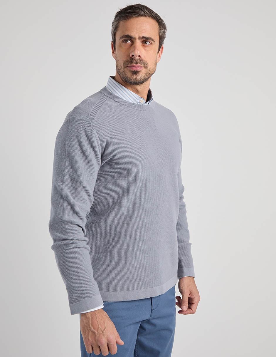 Suéter cuello redondo para hombre 5