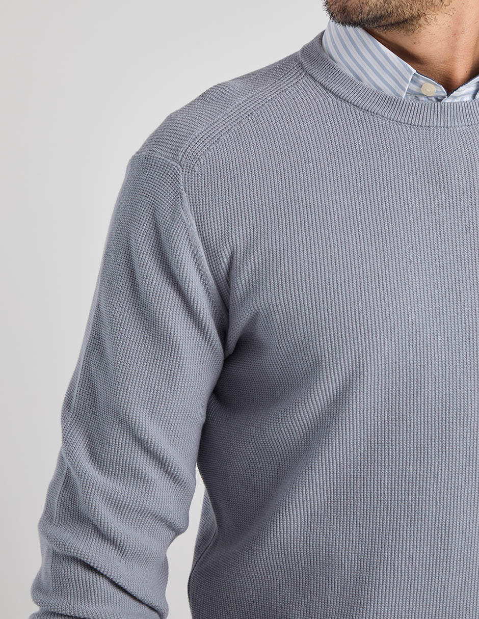 Suéter cuello redondo para hombre 3