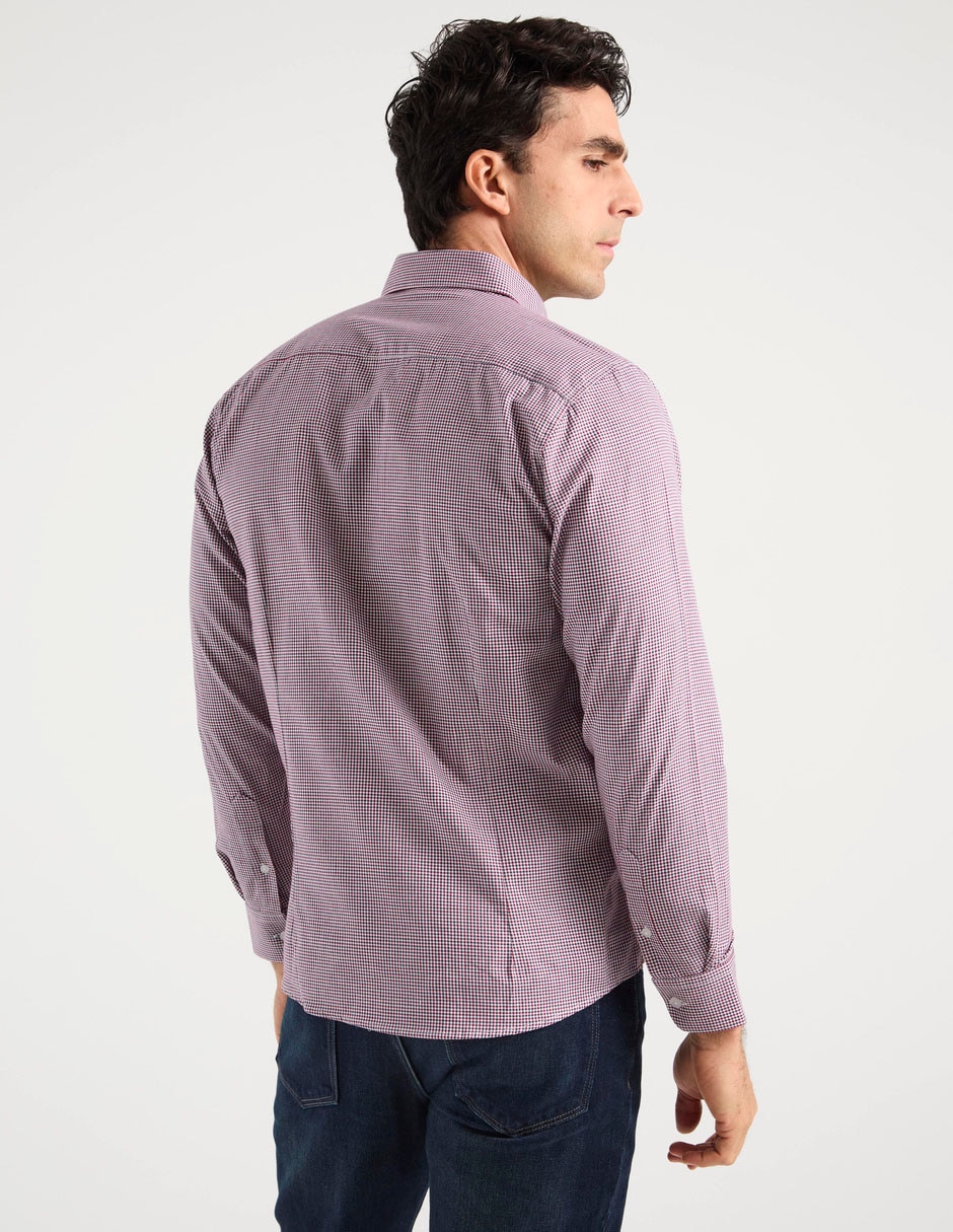 Camisa casual Dioro de algodón manga larga para hombre