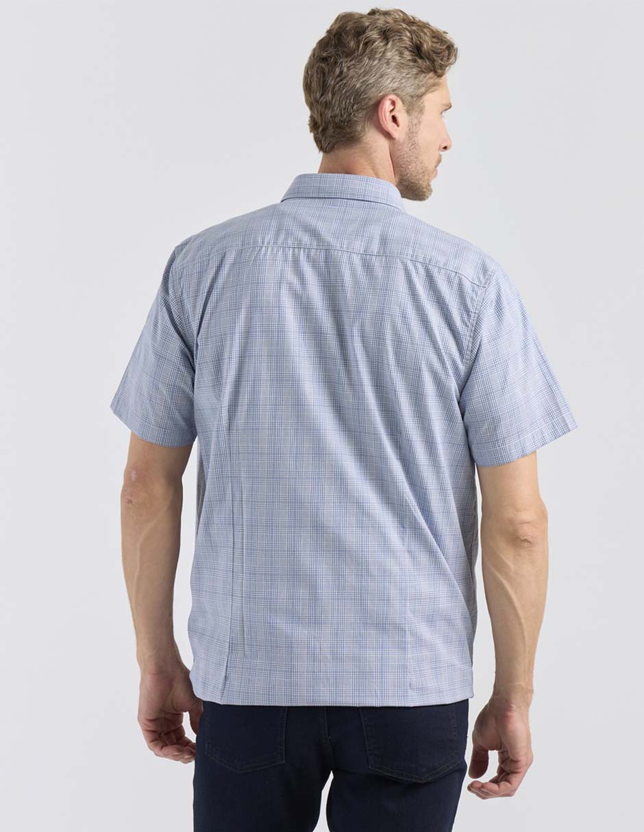 Camisa casual de algodón manga corta para hombre 5