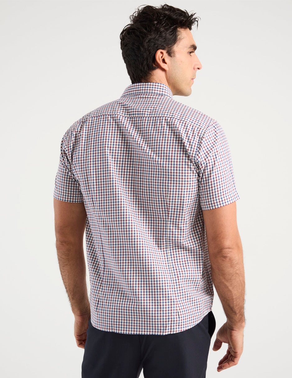 Camisa casual de algodón manga corta para hombre 5