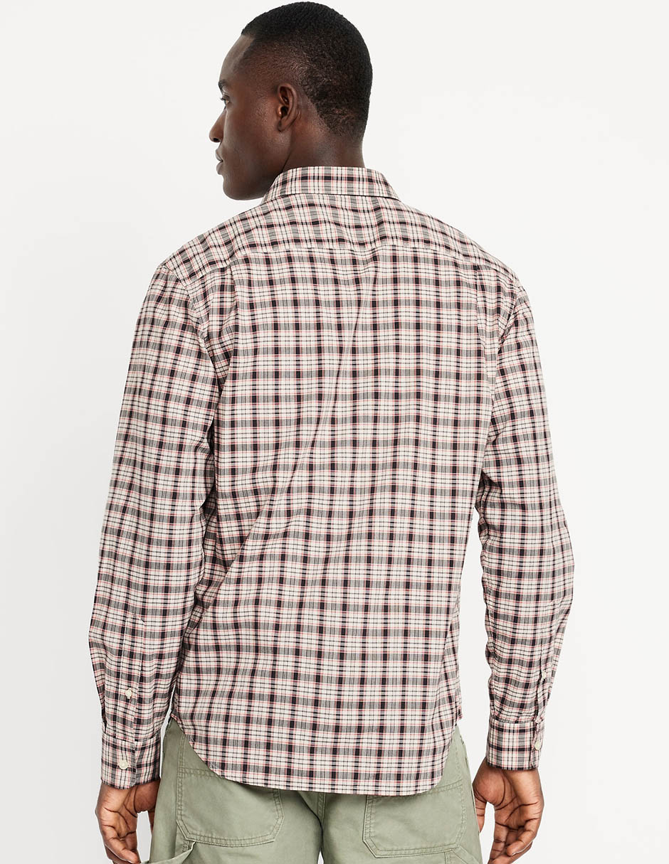 Camisa casual de algodón manga larga para hombre 5
