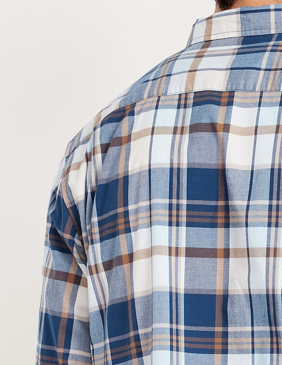 Camisa casual Old Navy de algodón manga larga para hombre