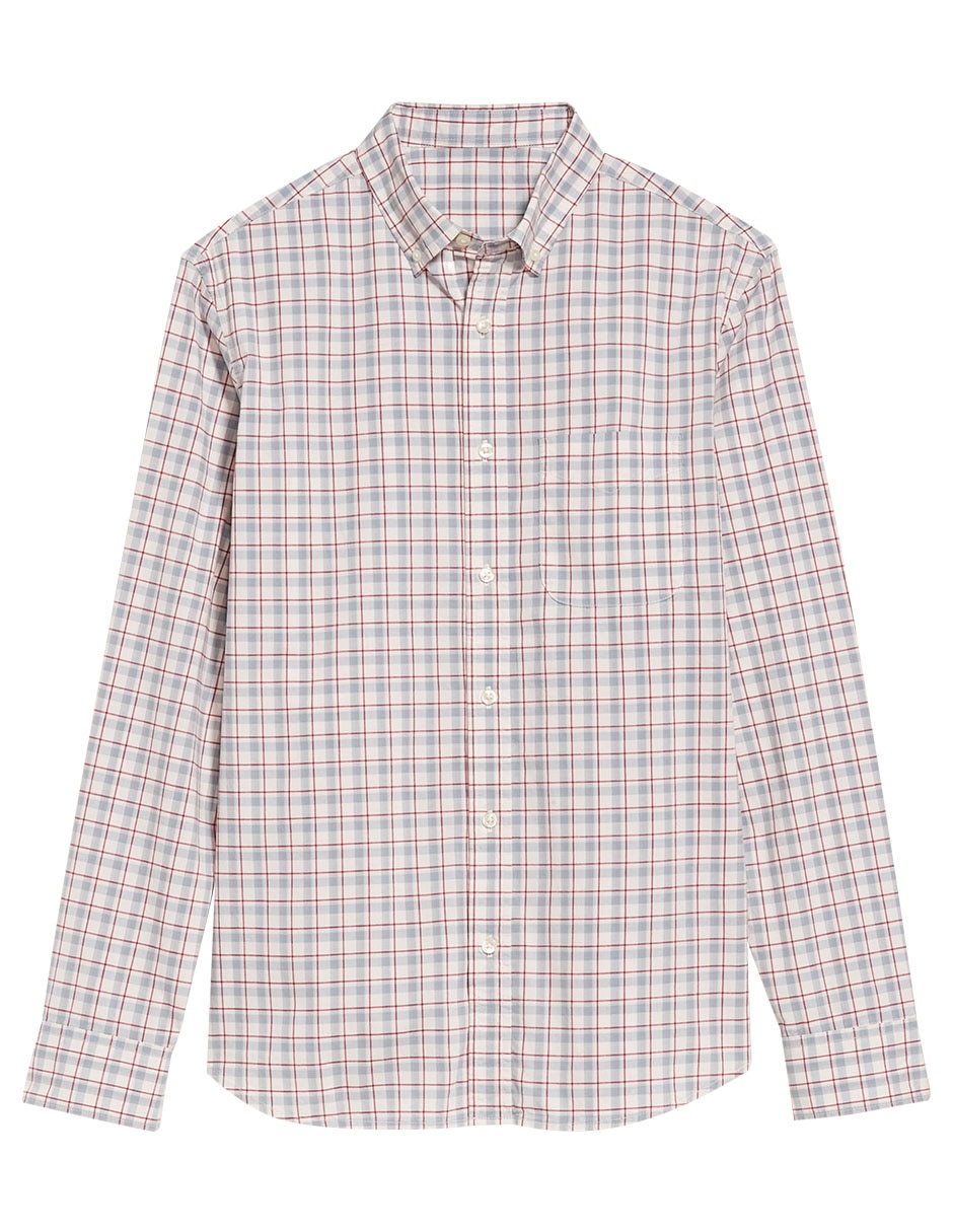 Camisa casual Old Navy de algodón manga larga para hombre