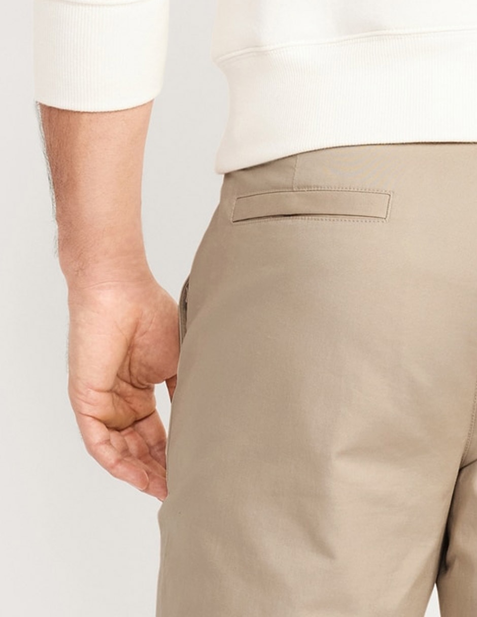 Pantalón slim de algodón para hombre 4