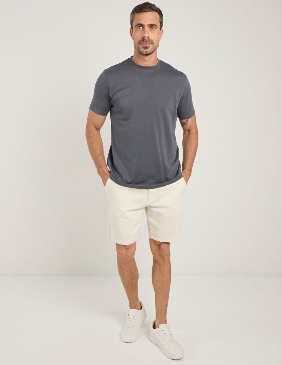 Playera cuello redondo para hombre 2