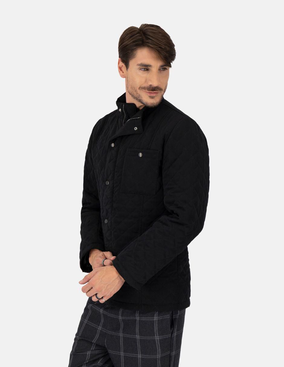 Chamarra Merkabá impermeable capitonada para hombre