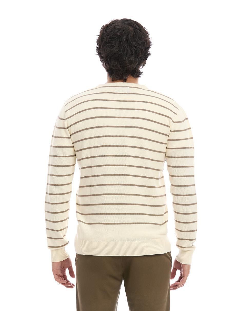 Suéter cuello redondo para hombre 4