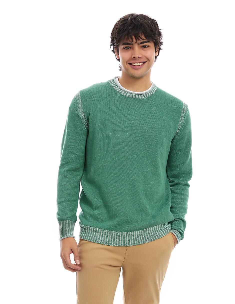 Suéter cuello redondo para hombre Suéter cuello redondo para hombre
