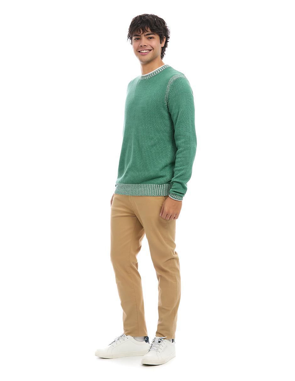 Suéter cuello redondo para hombre 5