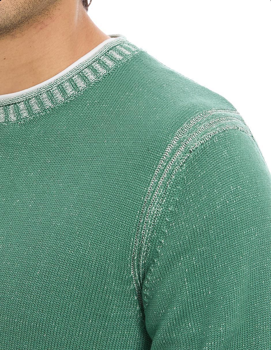Suéter cuello redondo para hombre 2