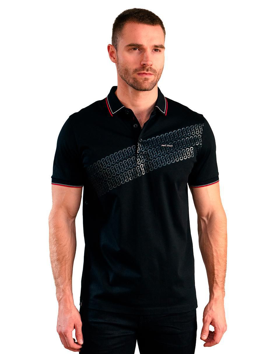 Playera tipo polo Pavi Italy para hombre