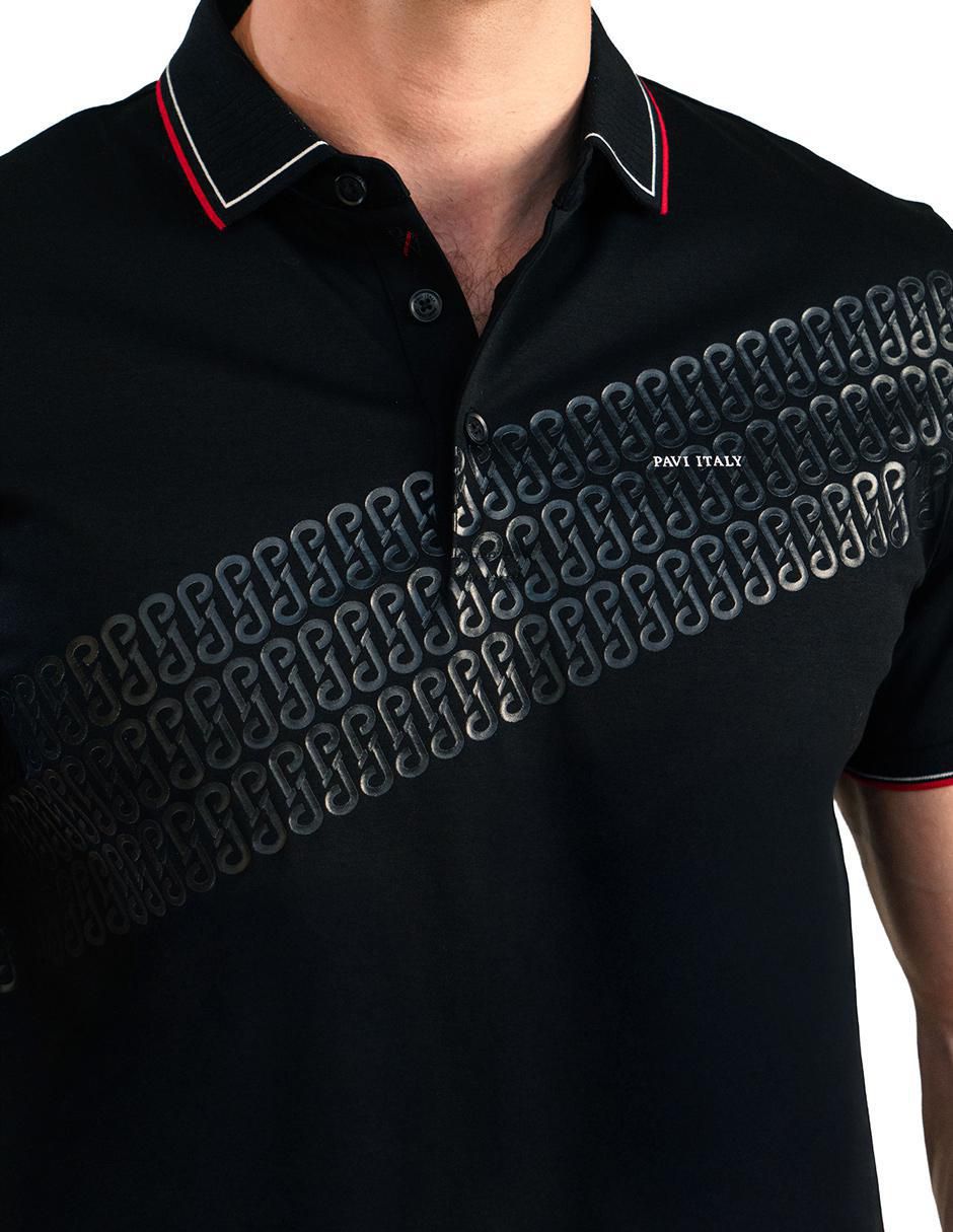 Playera tipo polo Pavi Italy para hombre