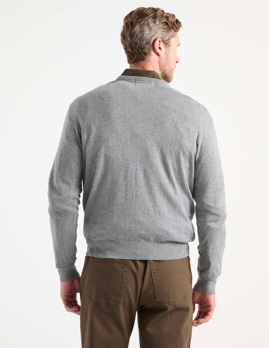 Suéter cuello redondo para hombre 4