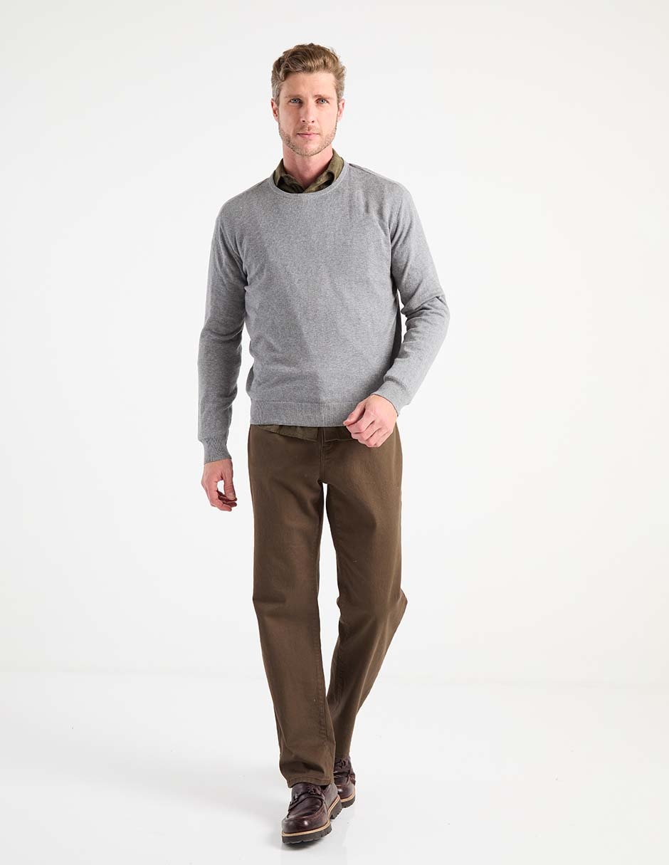Suéter cuello redondo para hombre 3