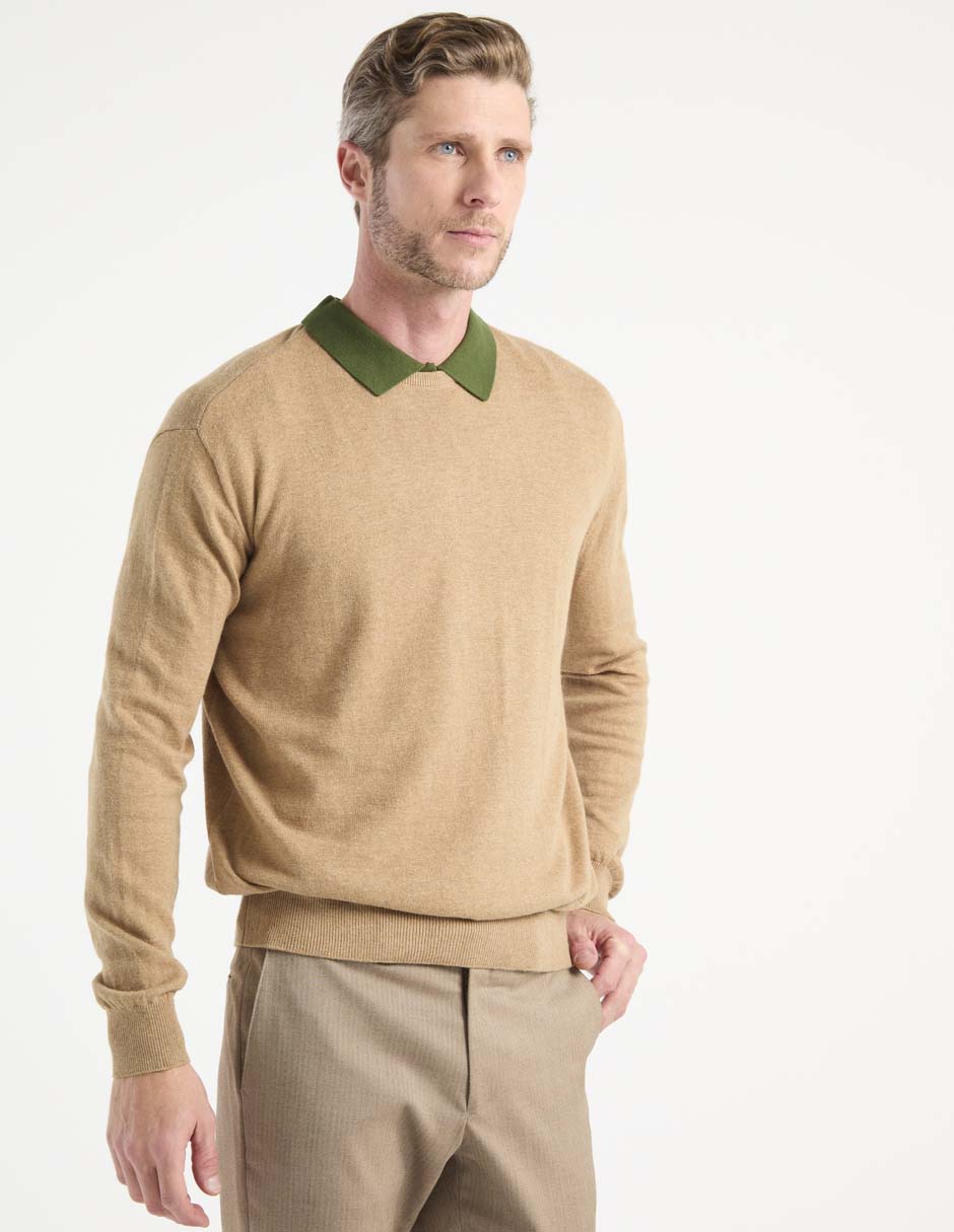 Suéter Polosur cuello redondo para hombre