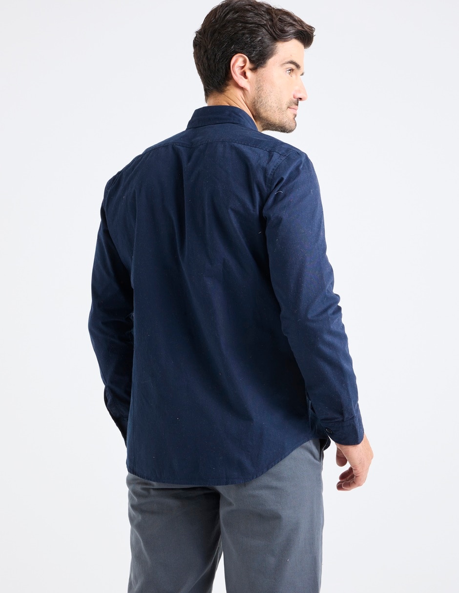 Sobrecamisa casual Polosur de algodón manga larga para hombre