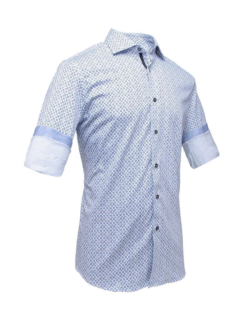 Camisa casual de algodón manga larga para hombre 4