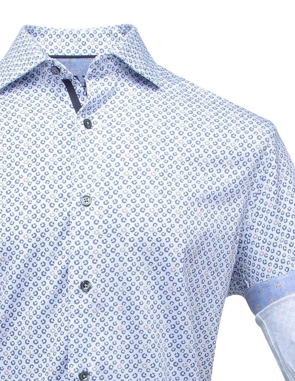 Camisa casual de algodón manga larga para hombre 2