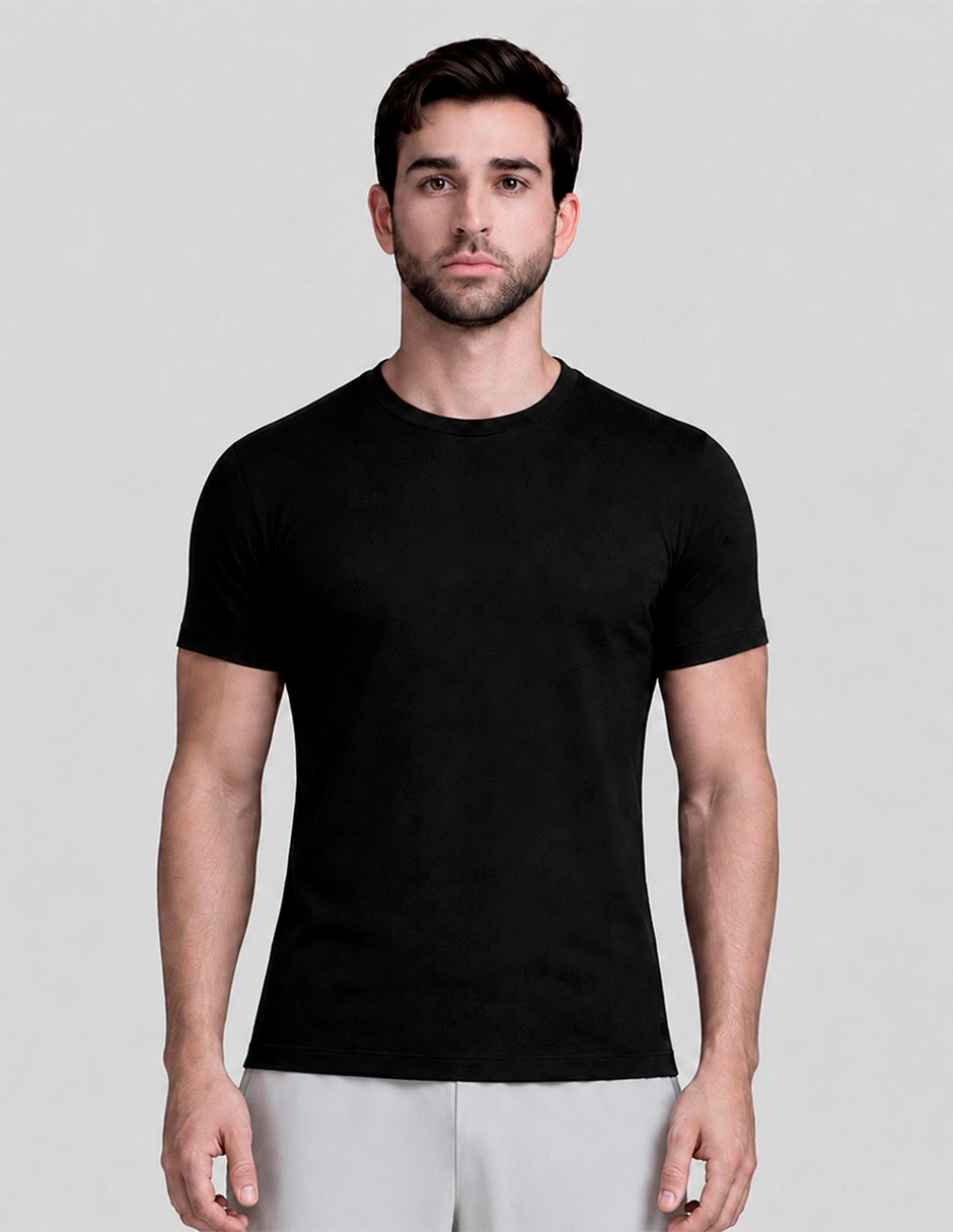Playera cuello redondo para hombre 2
