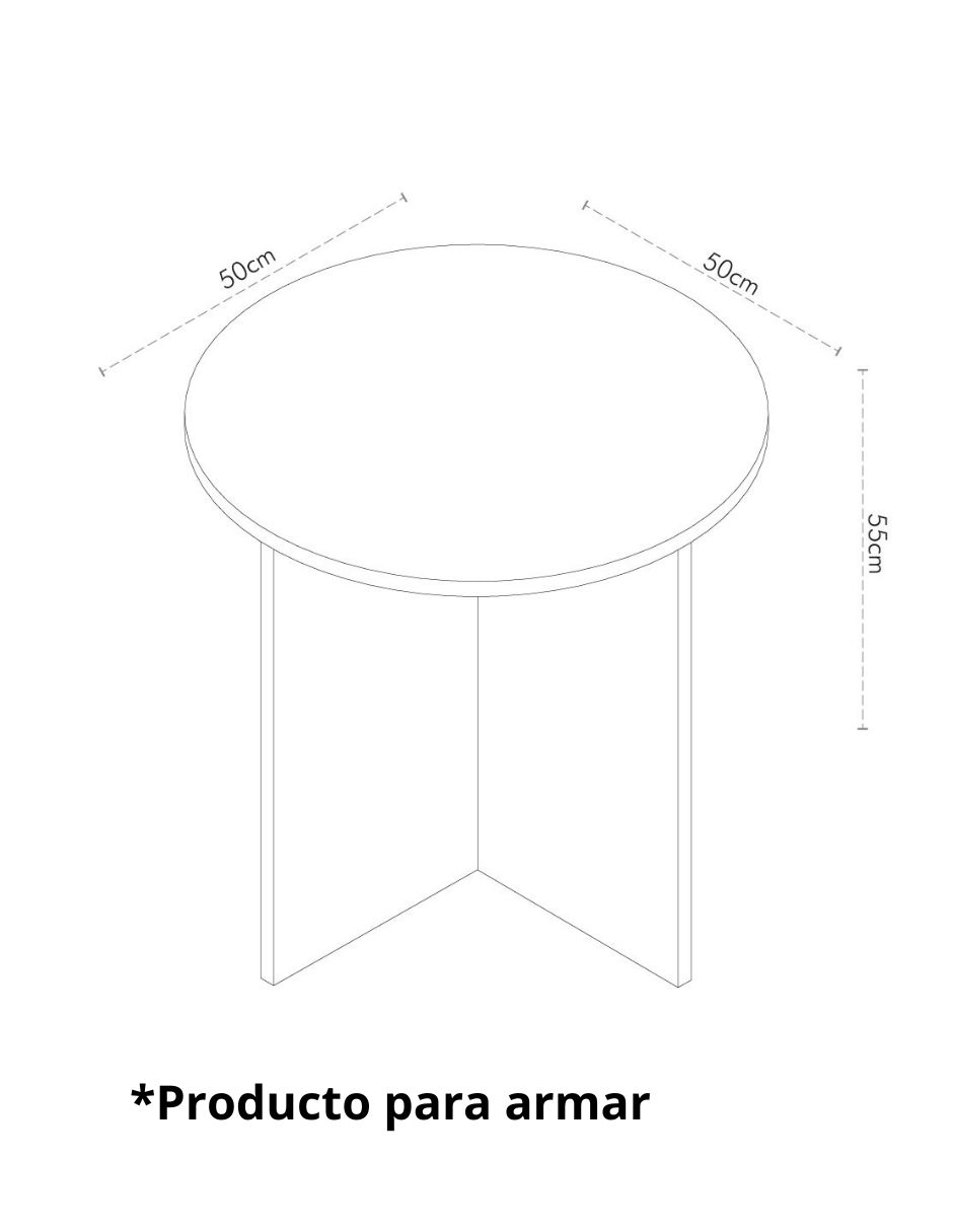 Mesa lateral armable Cues 5