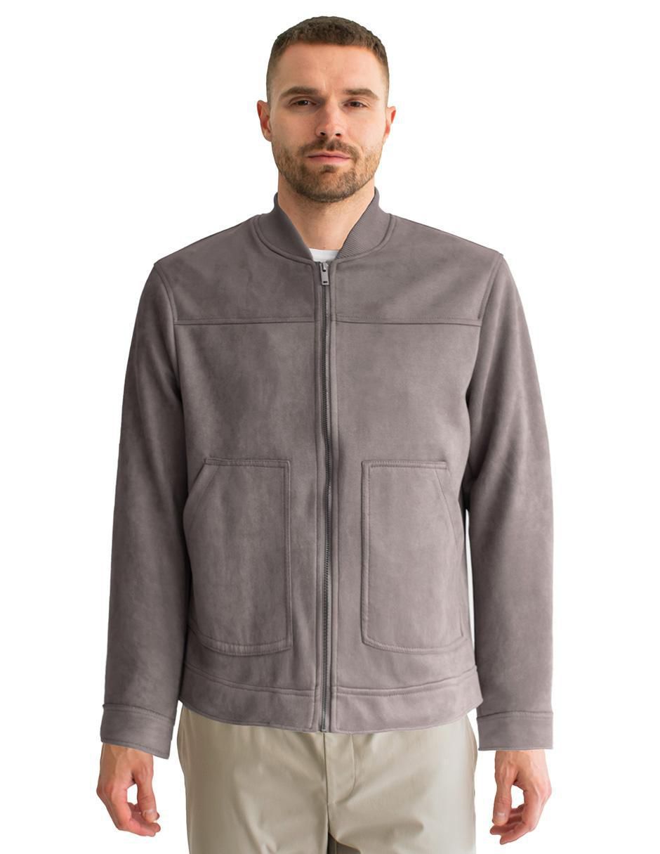 Chamarra bomber impermeable con bolsillos para hombre Chamarra bomber impermeable con bolsillos para hombre