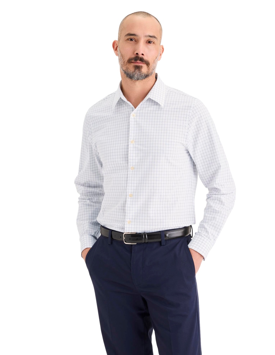 Camisa casual de algodón manga larga para hombre Camisa casual de algodón manga larga para hombre
