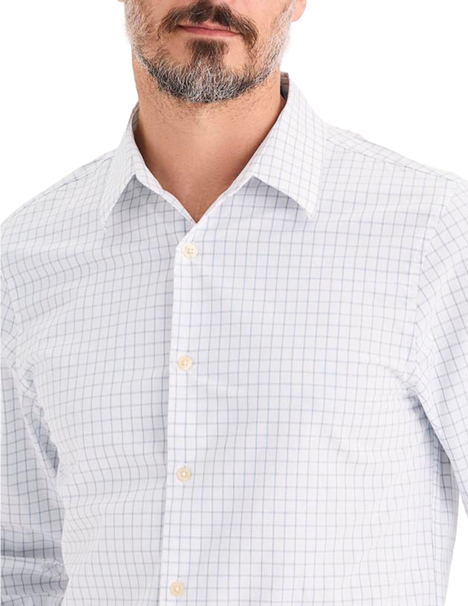 Camisa casual de algodón manga larga para hombre 4