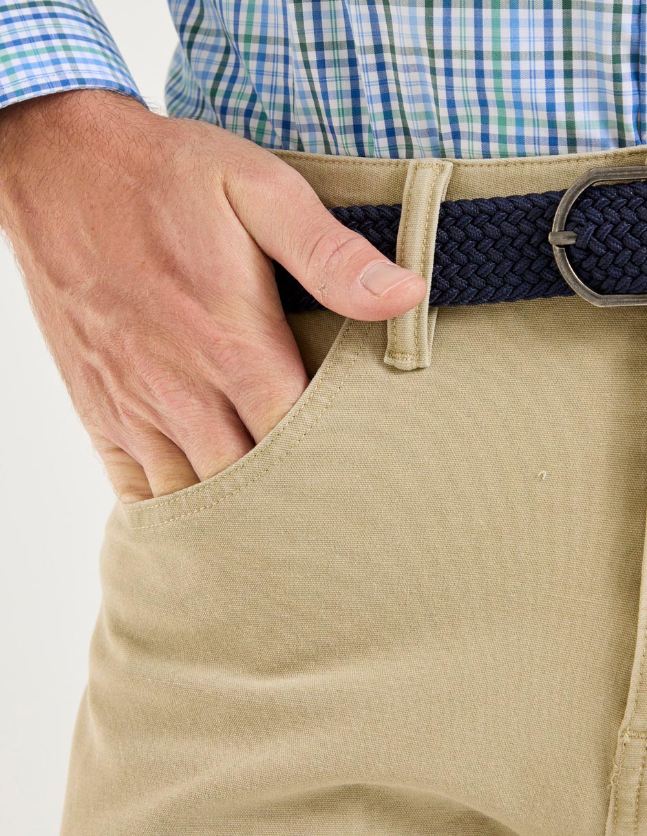 Pantalón recto Dockers de algodón para hombre