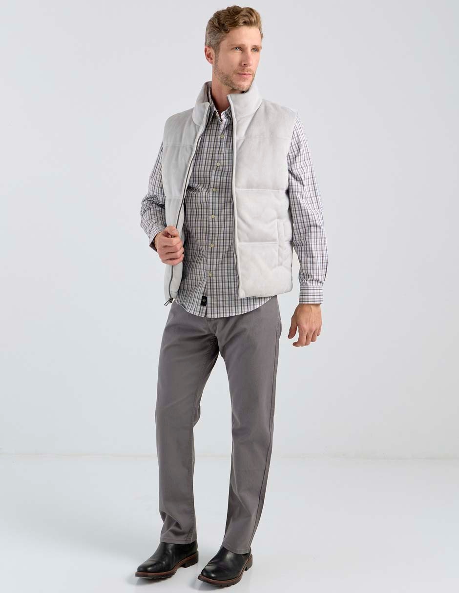 Camisa casual Dockers de algodón manga larga para hombre