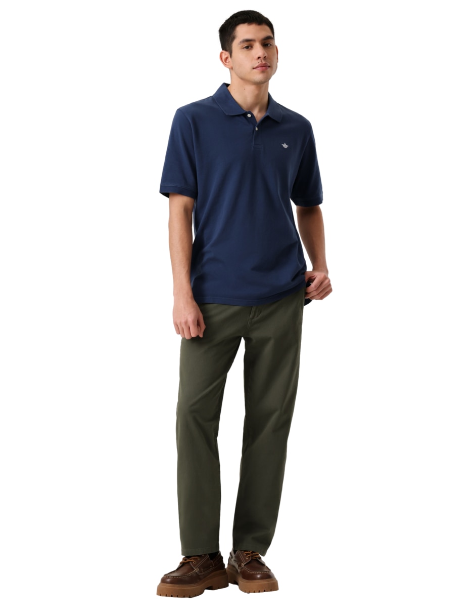 Pantalón casual chino straight de algodón para hombre Pantalón casual chino straight de algodón para hombre