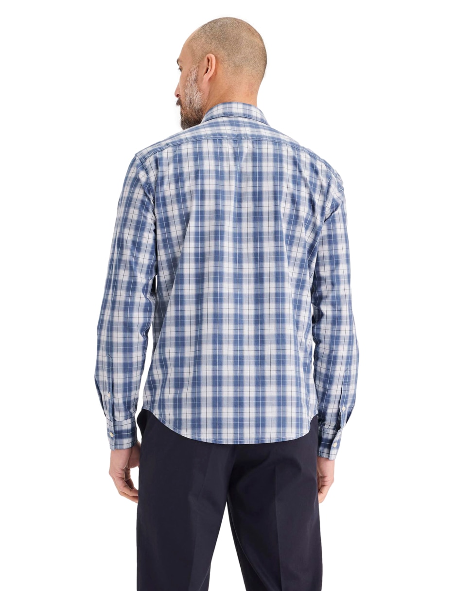 Camisa casual de algodón manga larga para hombre 3