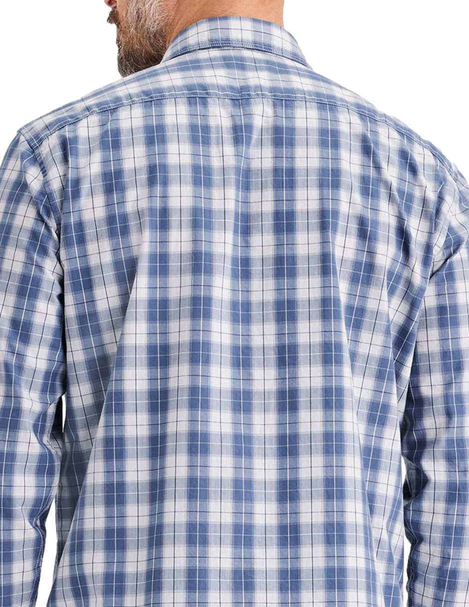 Camisa casual de algodón manga larga para hombre 2