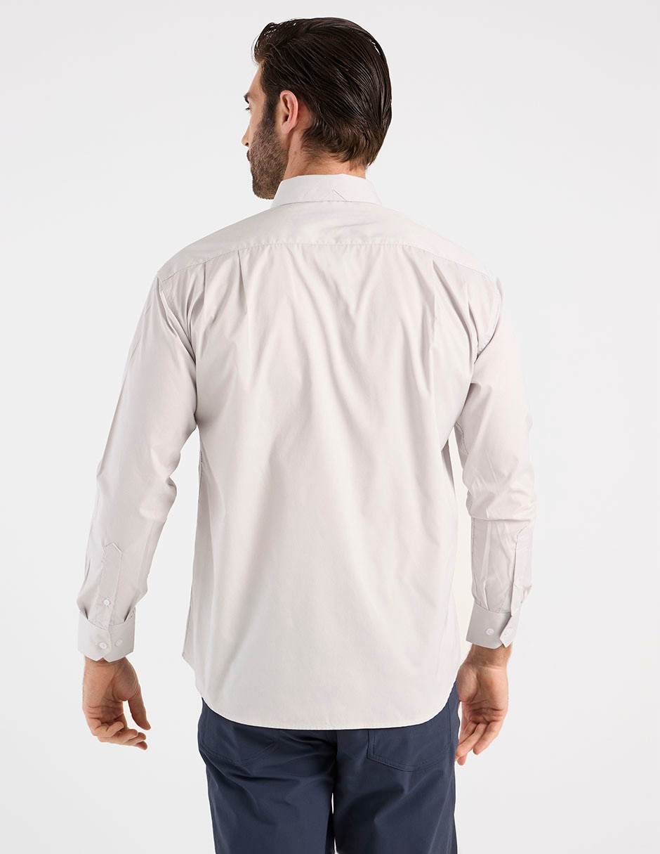 Camisa casual Cavalatti manga larga para hombre