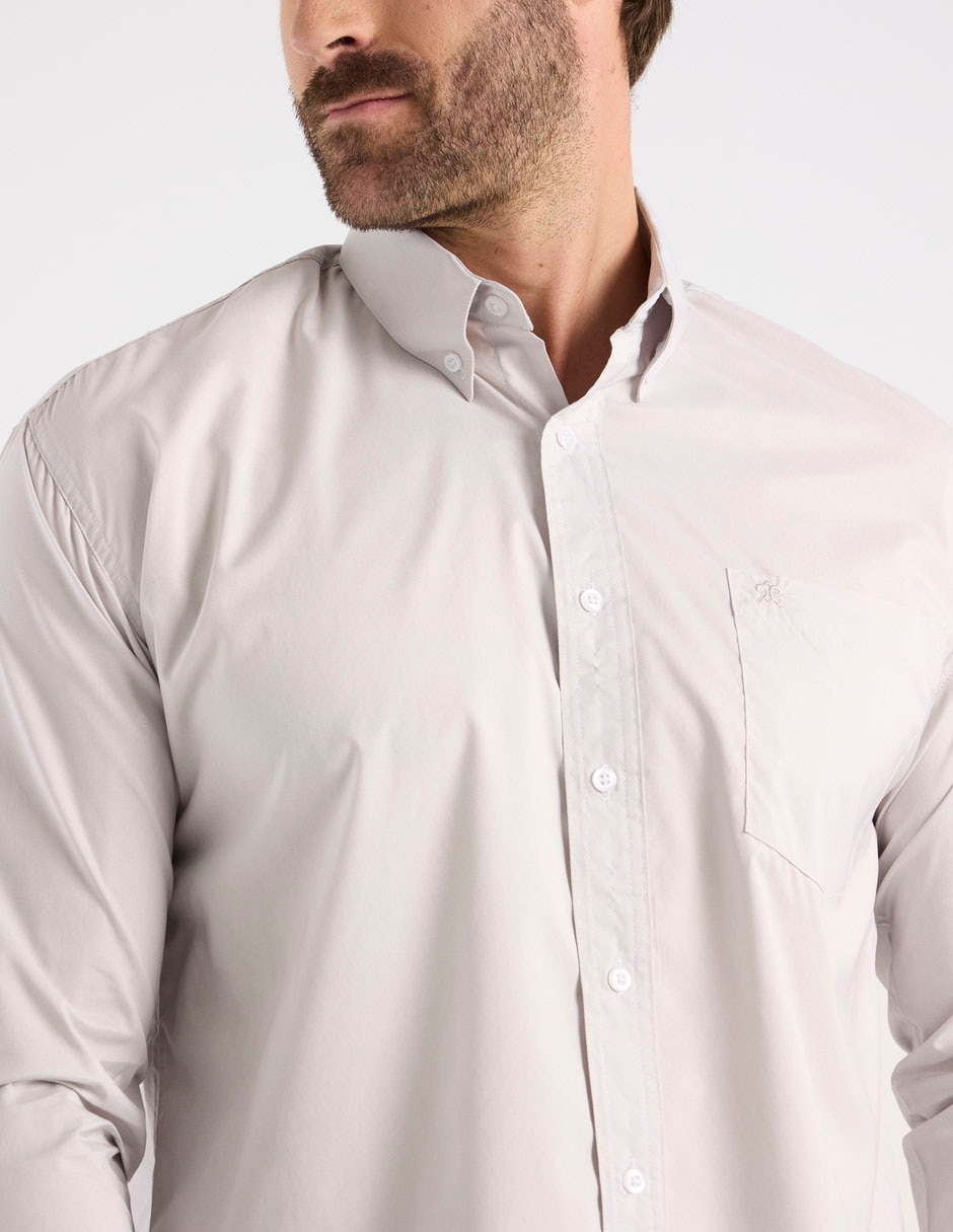 Camisa casual Cavalatti manga larga para hombre