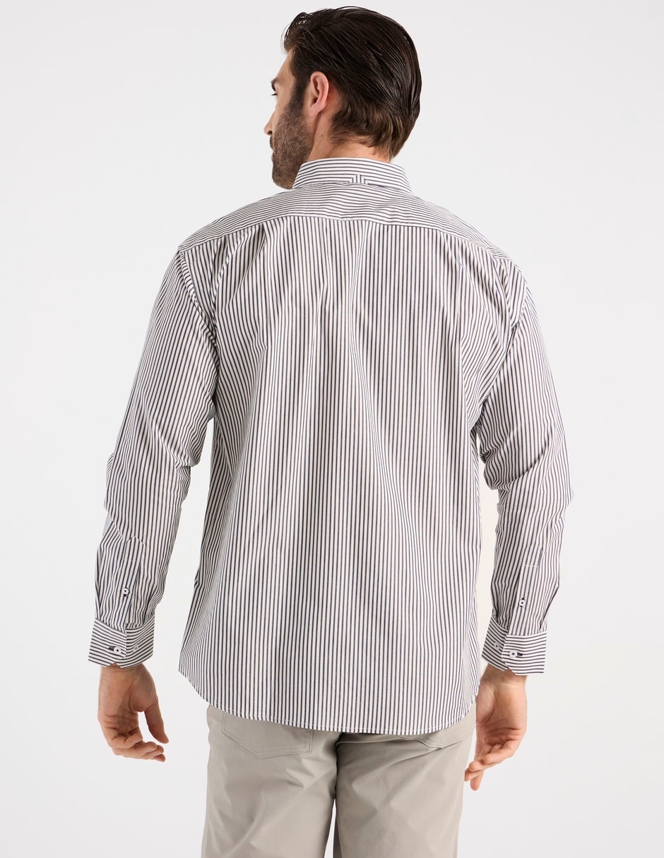 Camisa casual de algodón manga larga para hombre 5
