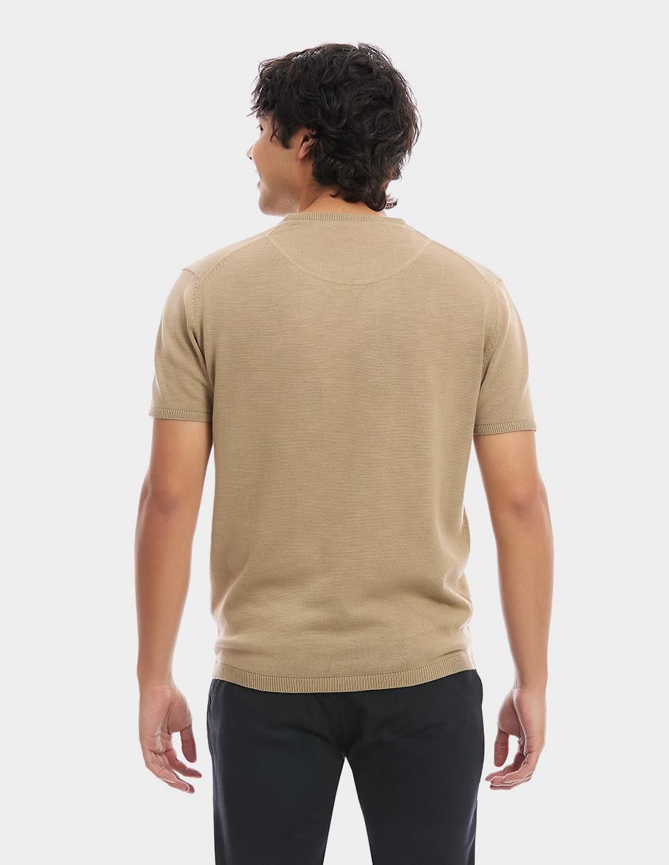 Playera cuello redondo para hombre