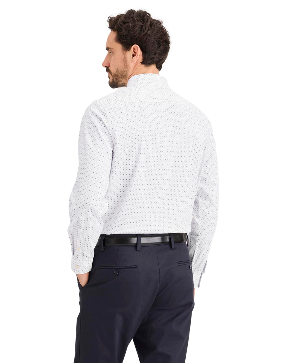 Camisa casual de algodón manga larga para hombre 3