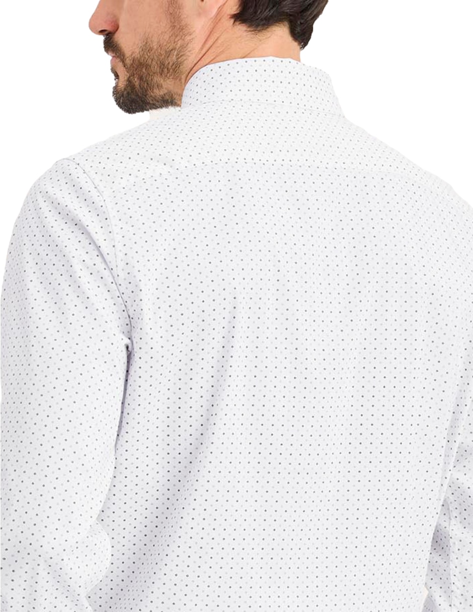 Camisa casual de algodón manga larga para hombre 2
