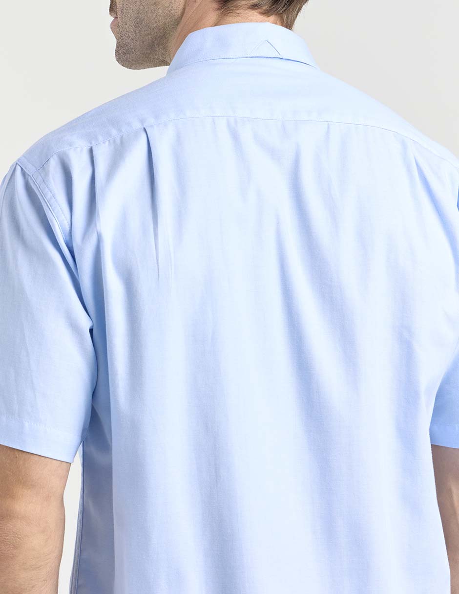 Camisa casual Cavalatti de algodón manga corta para hombre
