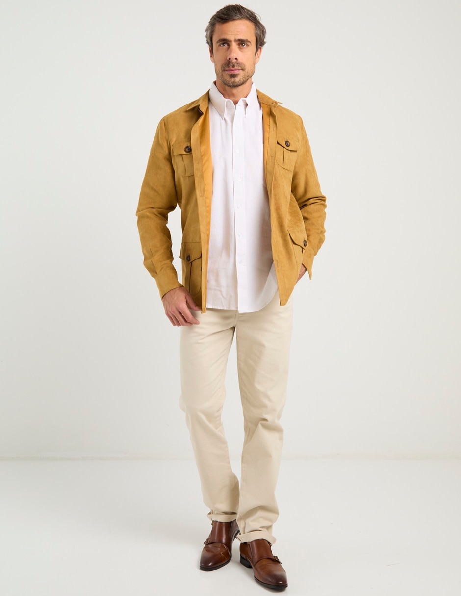 Camisa casual de algodón manga corta para hombre 8