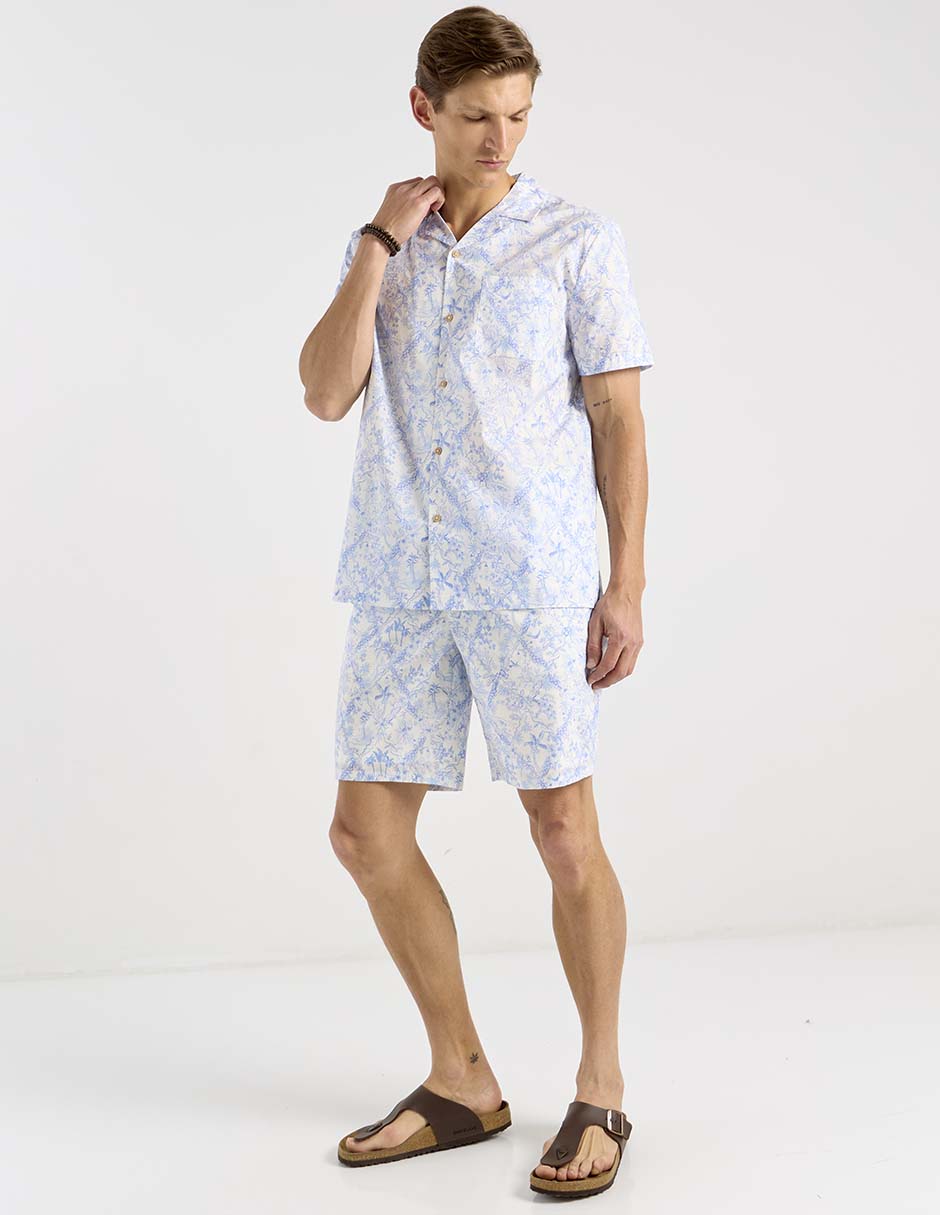 Camisa casual Now & Then manga corta para hombre