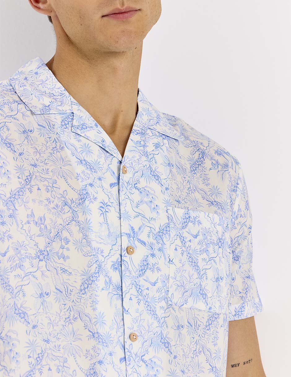 Camisa casual Now & Then manga corta para hombre