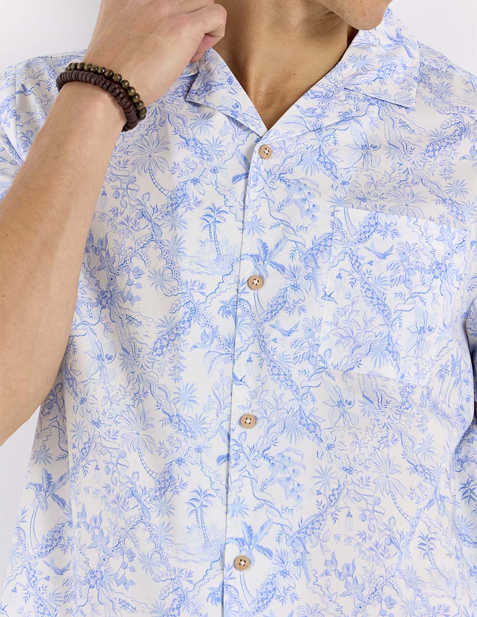 Camisa casual Now & Then manga corta para hombre