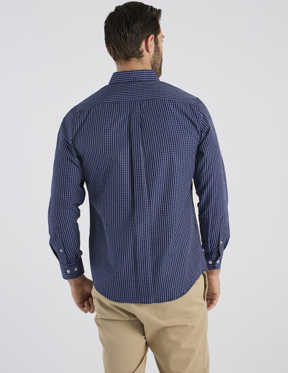 Camisa casual Regent Street manga larga para hombre